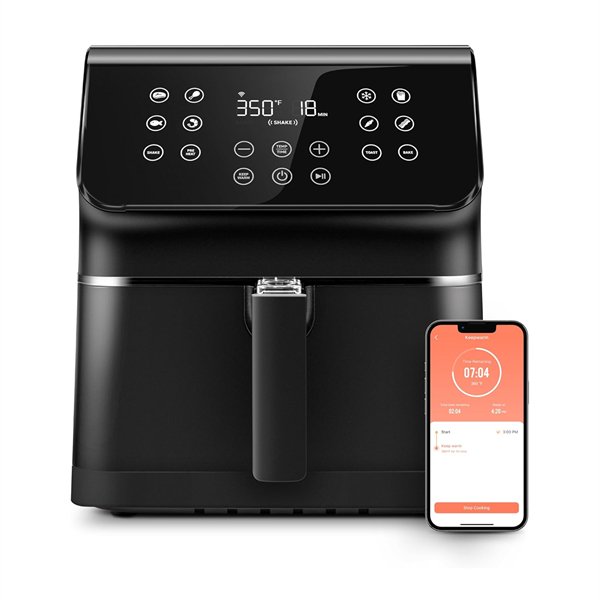 smart control air fryer