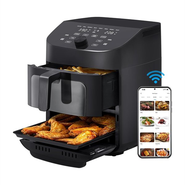 smart control air fryer