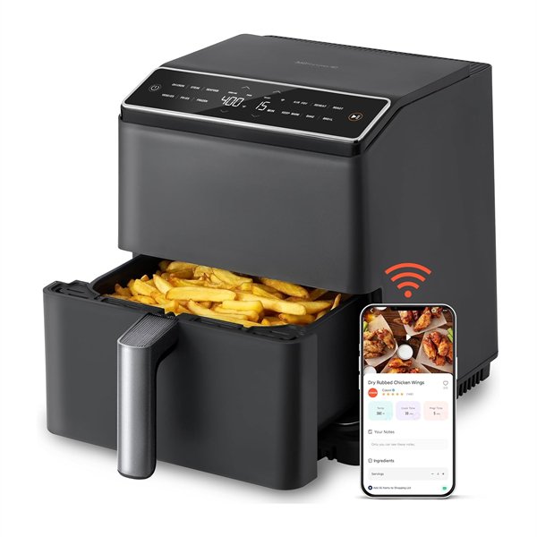 smart control air fryer
